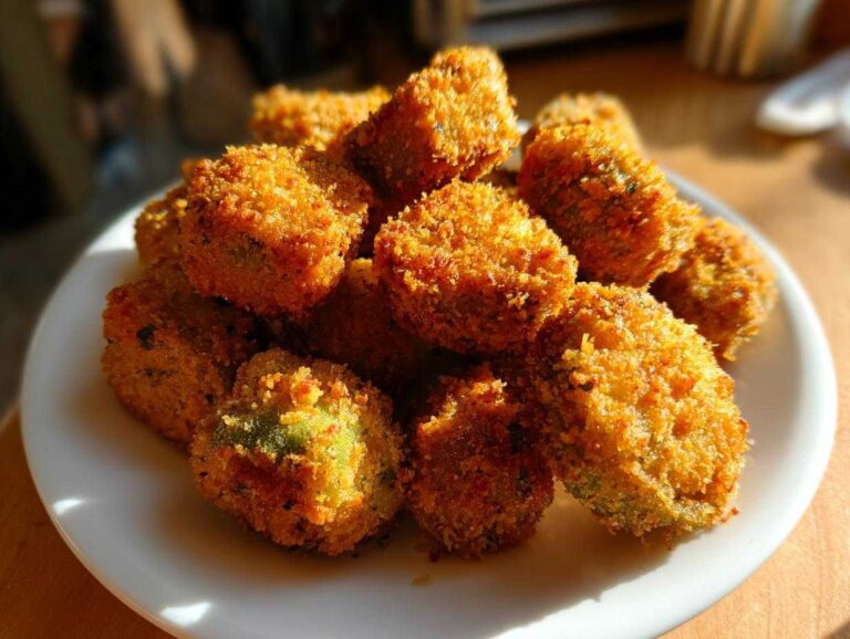 fried okra - Featured