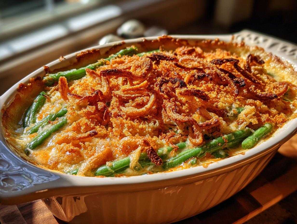 green bean casserole - Featured