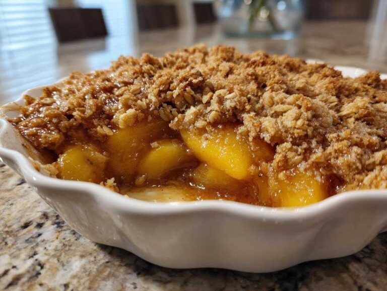 peach crisp - Featured
