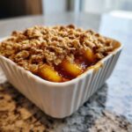 peach crisp - Tasty