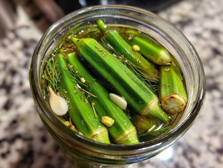 pickled okra - Featured