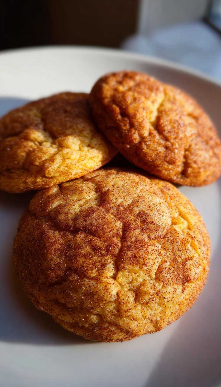 pumpkin snickerdoodle cookies - Featured