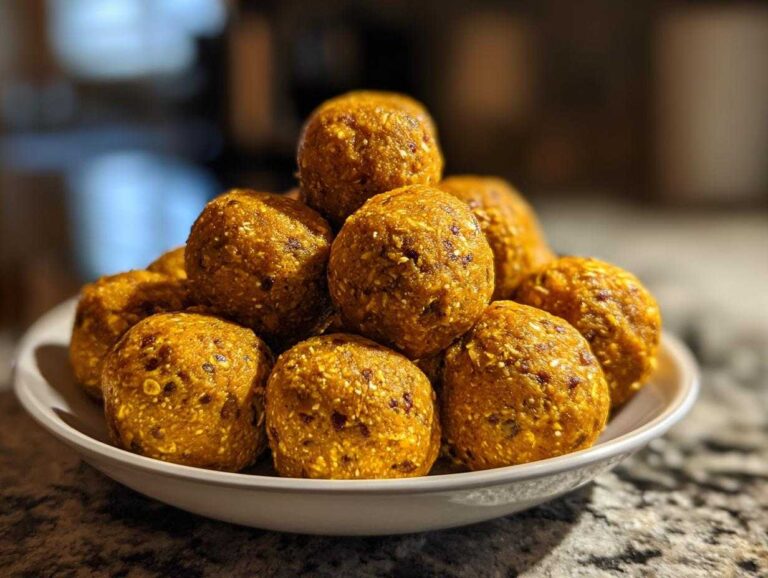 Delicious pumpkin protein bites: 5g protein