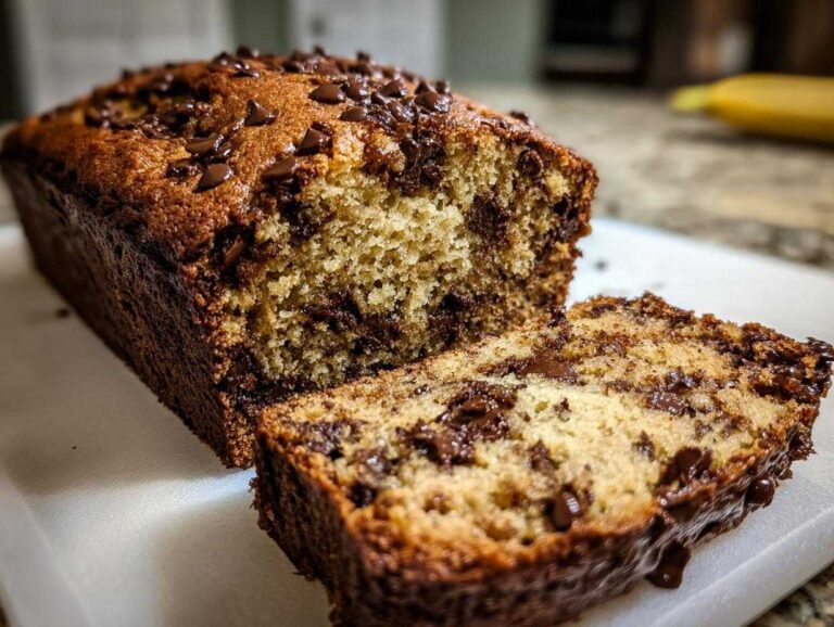 Moist Chocolate Chip Banana Bread: 1 Bowl Joy