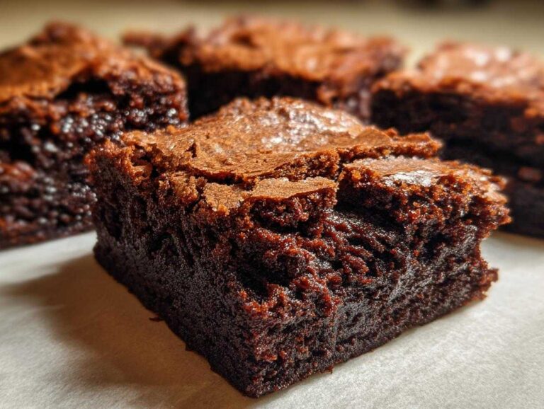 Perfect Fudgy Brownies: 1 Bowl Joy