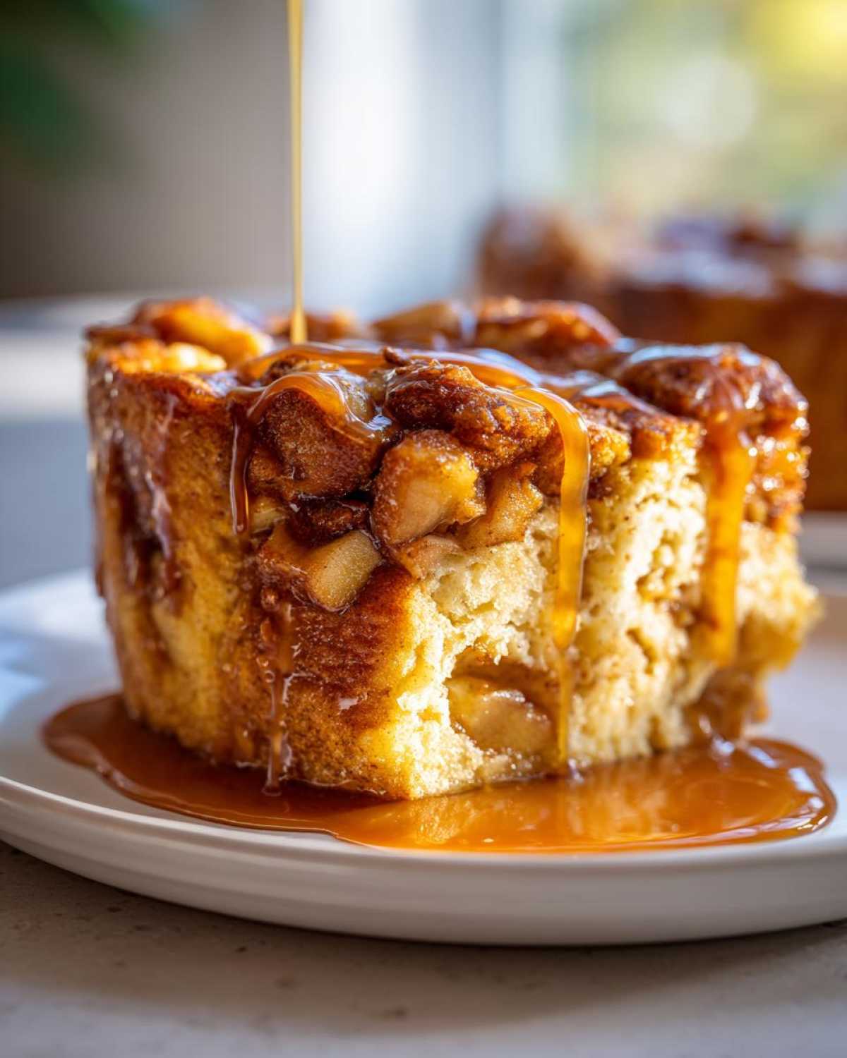 Amazing 8-Minute Apple Bread Pudding Joy