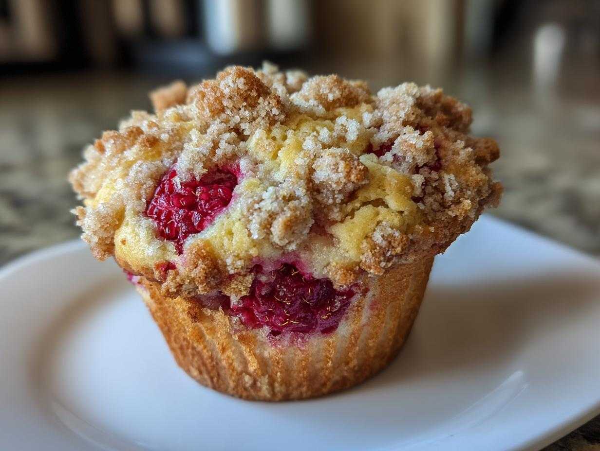 Raspberry Ruffles Muffins Amazing Raspberry Muffins In 1 Step