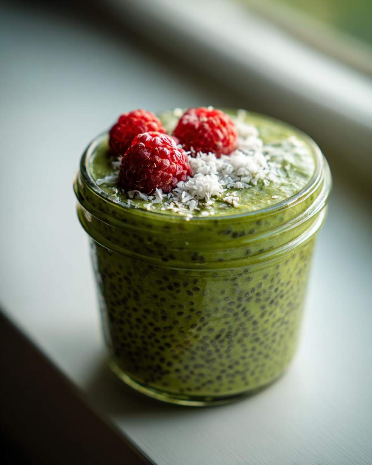 Matcha Raspberry Pudding Amazing Matcha Chia Pudding: 1 Joyous Bowl